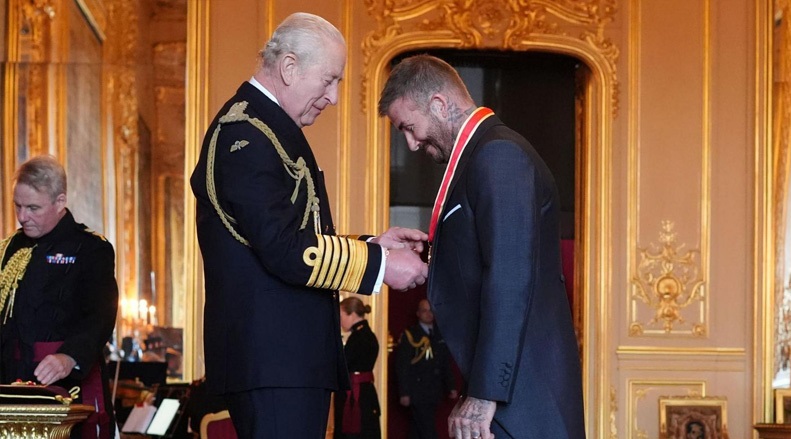 স্যার ডেভিড বেকহ্যাম: ফুটবল কিংবদন্তি পেলেন ‘নাইটহুড’ উপাধি